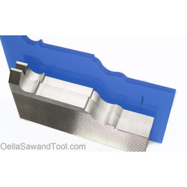 M2 corrugated back shaper mikron molder knives 1" x 3-1/2"  apron / casing